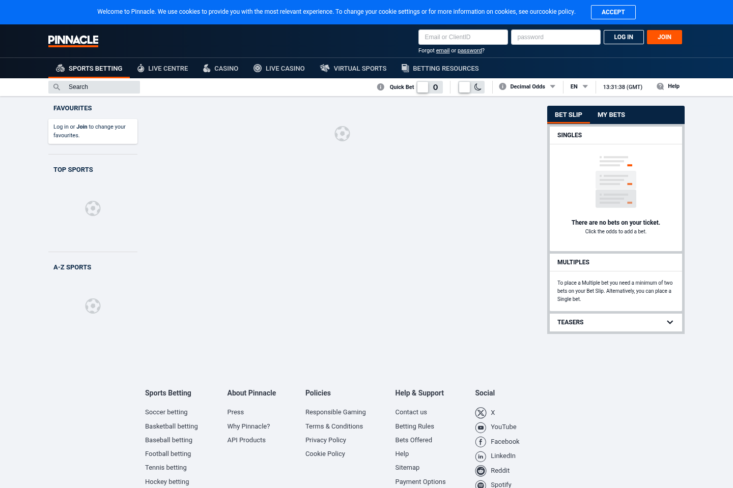 Pinnacle source page